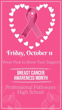 Wear Pink Day, Friday October 11